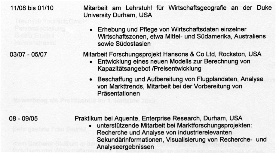 письмо предложение на немецком языке образец
