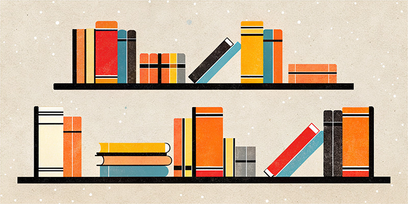 Книги на полке