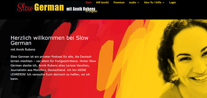 Slow German - сайт о немецком языке