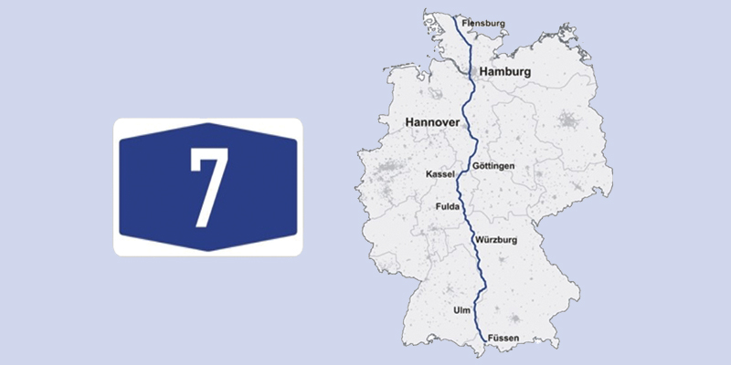 Путешествие по Германии: маршрут Фленсбург – Фюссен по автобану А7
