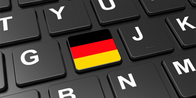 Клавиатура, немецкий флаг