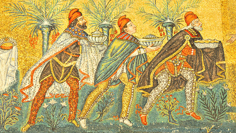 Мозаика Три короля, Равенна, Италия