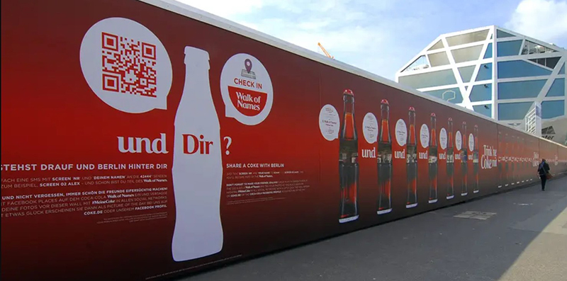 Реклама Coca-Cola в Берлине