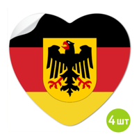 наклейка флаг Германии